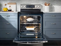 5.9 cu. ft. Electric Range with True Convection and Soft Close Door Ranges - NE59J7650WS/AA | Samsung US