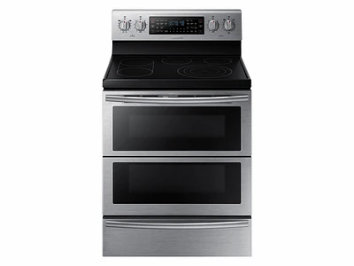 5.9 cu. ft. Double Oven Electric Range in Stainless Steel (NE59J7850WS) | Samsung US