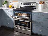 5.9 cu. ft. Double Oven Electric Range in Stainless Steel (NE59J7850WS) | Samsung US