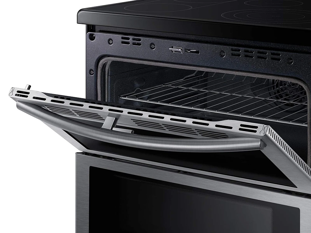 5.9 cu. ft. Double Oven Electric Range in Stainless Steel (NE59J7850WS) | Samsung US