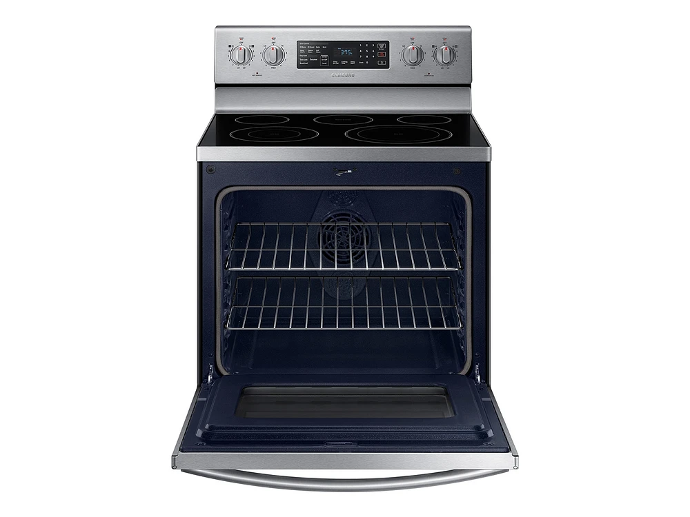 NE59M4320SS/AA | 5.9 cu. ft. Freestanding Electric Range with Convection in Stainless Steel | Samsung Business US