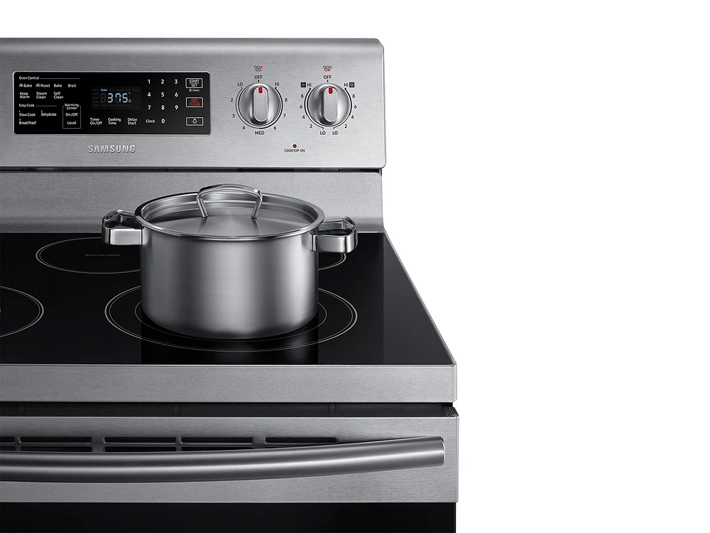 NE59M4320SS/AA | 5.9 cu. ft. Freestanding Electric Range with Convection in Stainless Steel | Samsung Business US