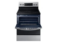 NE59M6850SS/AA | 5.9 cu ft. Smart Freestanding Electric Range with Flex Duo™ & Dual Door in Stainless Steel | Samsung Business US