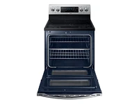 NE59M6850SS/AA | 5.9 cu ft. Smart Freestanding Electric Range with Flex Duo™ & Dual Door in Stainless Steel | Samsung Business US