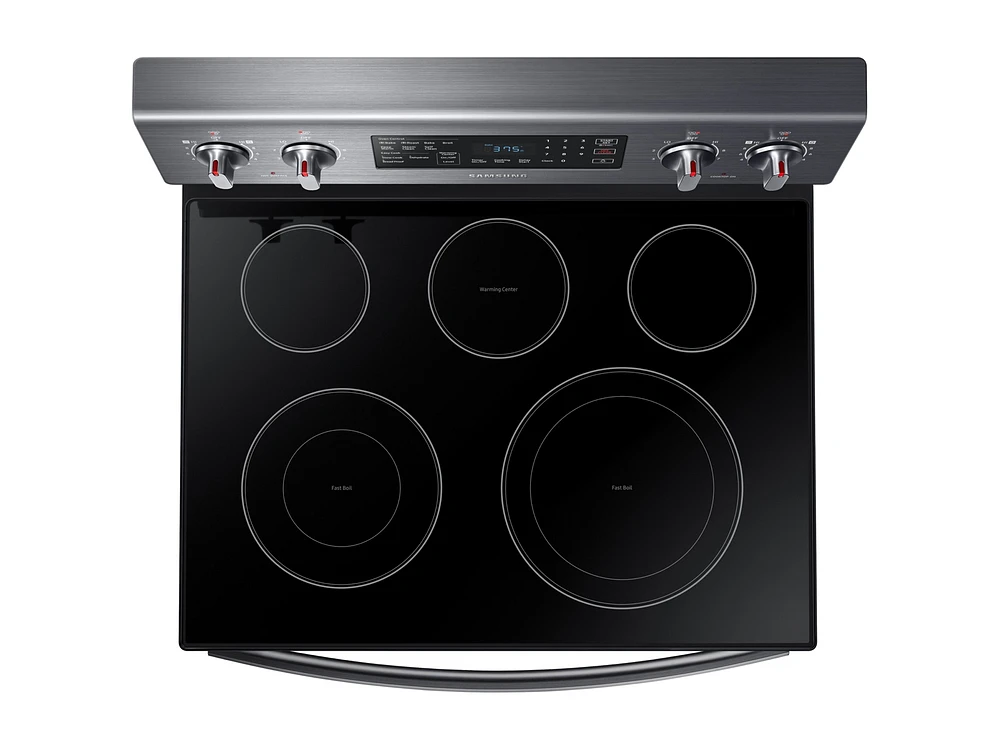 5.9 cu. ft. Freestanding Electric Range with Convection in Black Stainless Steel