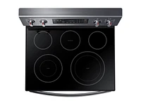 5.9 cu. ft. Freestanding Electric Range with Convection in Black Stainless Steel