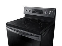 5.9 cu. ft. Freestanding Electric Range with Convection in Black Stainless Steel