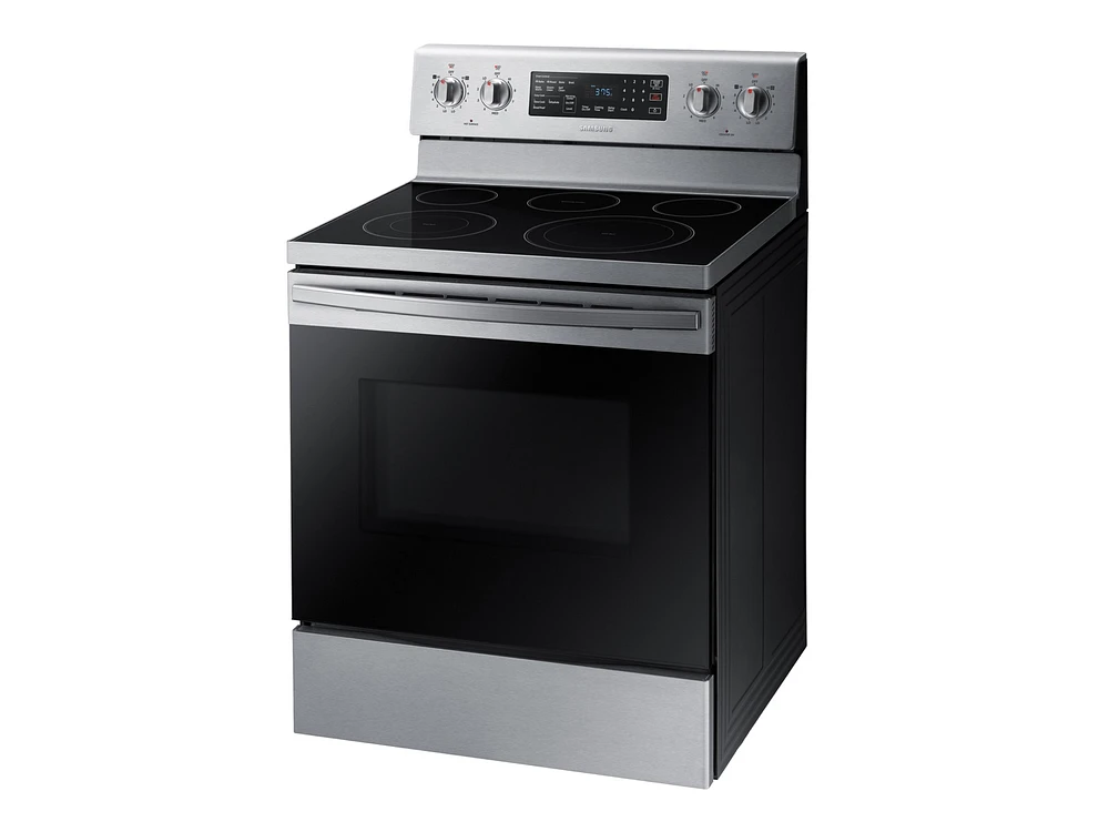 NE59R4321SS/AA | 5.9 cu. ft. Freestanding Electric Range with Convection in Stainless Steel | Samsung Business US