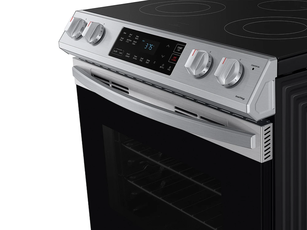 6.3 cu ft. Smart Slide-in Electric Range in Stainless Steel Ranges