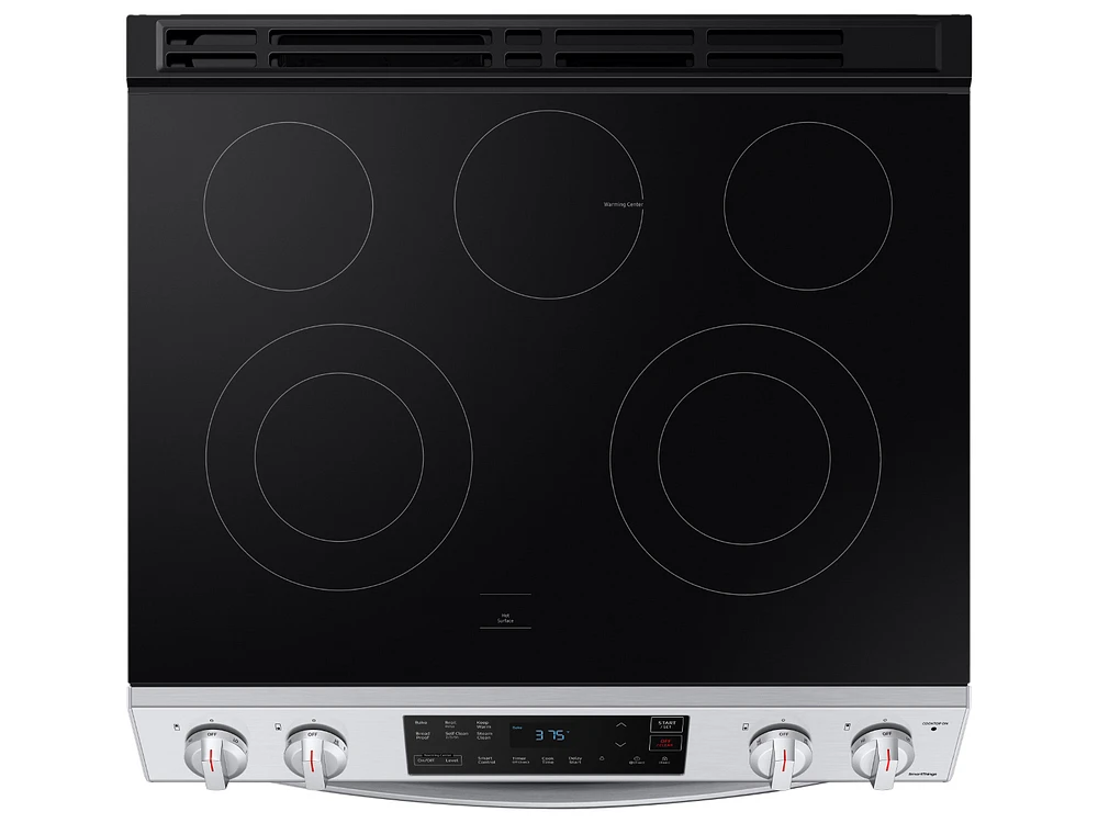 6.3 cu ft. Smart Slide-in Electric Range in Stainless Steel Ranges