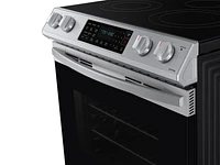 6.3 cu ft. Smart Slide-in Electric Range with Convection in Stainless Steel Ranges - NE63T8311SS/AA | Samsung US