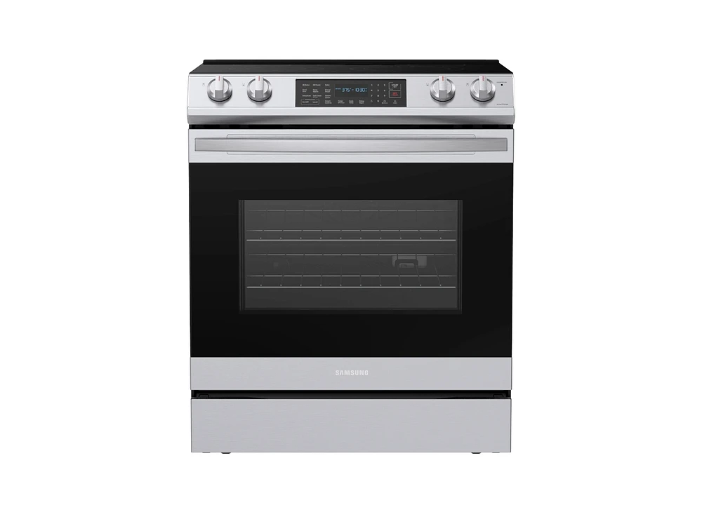 NE63T8511SS/AA | 6.3 cu. ft. Smart Slide-in Electric Range with Air Fry in Stainless Steel | Samsung Business US