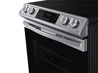 NE63T8511SS/AA | 6.3 cu. ft. Smart Slide-in Electric Range with Air Fry in Stainless Steel | Samsung Business US