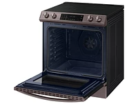 NE63T8511ST/AA | 6.3 cu. ft. Smart Slide-in Electric Range with Air Fry & Wi-Fi in Tuscan Stainless Steel | Samsung Business US