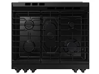 Bespoke Smart Slide-in Gas Range 6.0 cu. ft. in Stainless Steel with Precision Knobs | Samsung US