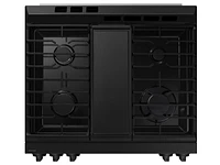 Bespoke Smart Slide-In Gas Range 6.0 cu. ft. in Stainless Steel with Air Fry & Precision Knobs | Samsung US