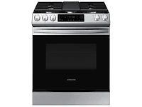 Slide-in Gas Range 6.0 cu. ft. with Convection Oven & Air Fry in Stainless Steel | Samsung US