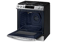 Slide-in Gas Range 6.0 cu. ft. with Convection Oven & Air Fry in Stainless Steel | Samsung US