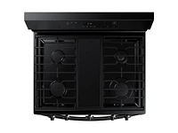 NX60A6111SB/AA | 6.0 cu. ft. Smart Freestanding Gas Range with Integrated Griddle in Black | Samsung Business US