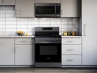 6.0 cu. ft. Smart Freestanding Gas Range with 18K BTU Dual Power Burner & Self Clean in Stainless Steel Ranges