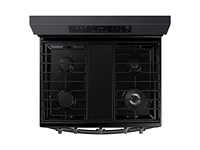 6.0 cu. ft. Smart Freestanding Gas Range with 18K BTU Dual Power Burner & Self Clean in Stainless Steel Ranges