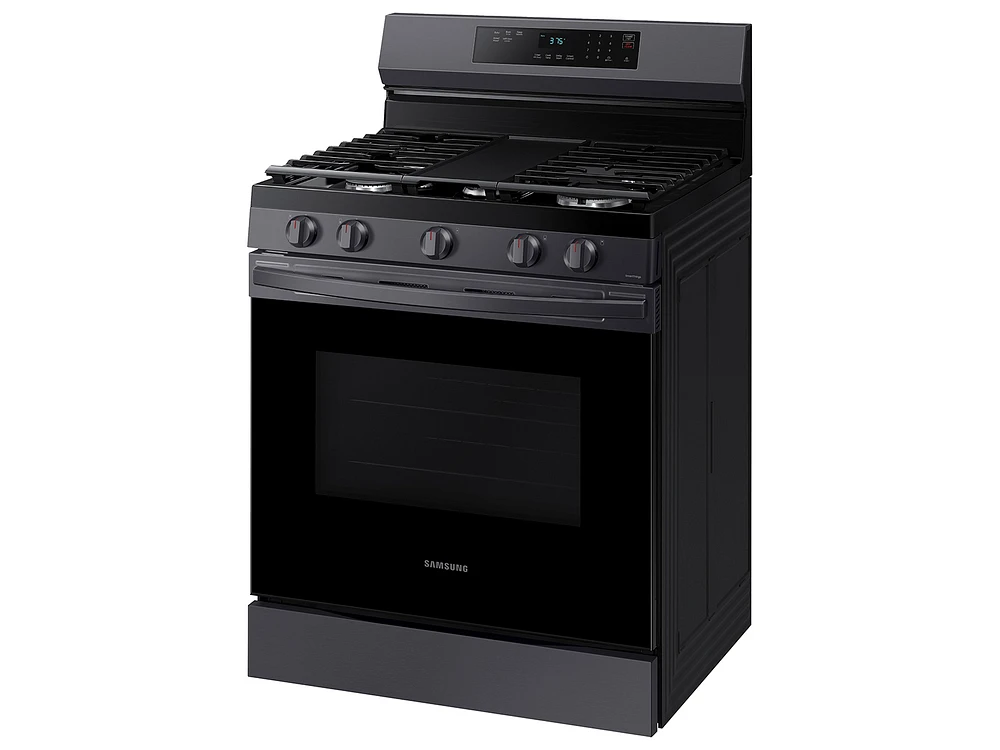 6.0 cu. ft. Smart Freestanding Gas Range with 18K BTU Dual Power Burner & Self Clean in Stainless Steel Ranges