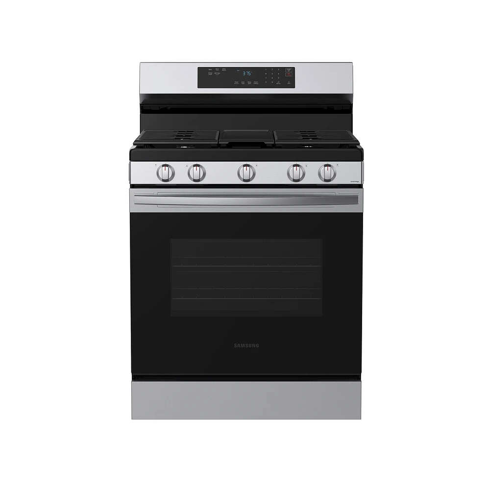 NX60A6311SS/AA | 6.0 cu. ft. Smart Freestanding Gas Range with 18K BTU Dual Power Burner & Self Clean in Stainless Steel | Samsung Business US