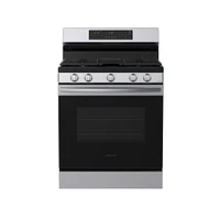 NX60A6311SS/AA | 6.0 cu. ft. Smart Freestanding Gas Range with 18K BTU Dual Power Burner & Self Clean in Stainless Steel | Samsung Business US