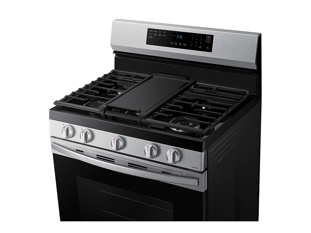 NX60A6511SS/AA | 6.0 cu. ft. Smart Freestanding Gas Range with No-Preheat Air Fry & Convection in Stainless Steel | Samsung Business US