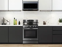 NX60A6711SG/AA | 6.0 cu. ft. Smart Freestanding Gas Range with No-Preheat Air Fry and Convection+ in Black Stainless Steel | Samsung Business US