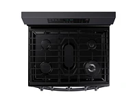 NX60A6711SG/AA | 6.0 cu. ft. Smart Freestanding Gas Range with No-Preheat Air Fry and Convection+ in Black Stainless Steel | Samsung Business US