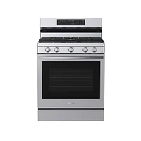 NX60A6711SS/AA | 6.0 cu. ft. Smart Freestanding Gas Range with No-Preheat Air Fry, Convection+ & Stainless Cooktop in Stainless Steel | Samsung Business US