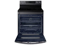 NE63A6751SG/AA | 6.3 cu. ft. Smart Freestanding Electric Range with Flex Duo™, No-Preheat Air Fry & Griddle in Black Stainless Steel | Samsung Business US