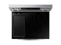 NE63A6751SS/AA | 6.3 cu. ft. Smart Freestanding Electric Range with Flex Duo™, No-Preheat Air Fry & Griddle in Stainless Steel | Samsung Business US