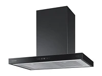 Bespoke Wall Mount Range Hood 30" in Clean Deep Charcoal | Samsung US