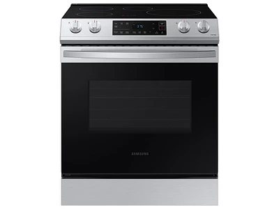 NE63B8211SS/AA | 6.3 cu. ft. Smart Instant Heat Induction Slide-in Range in Stainless Steel | Samsung Business US