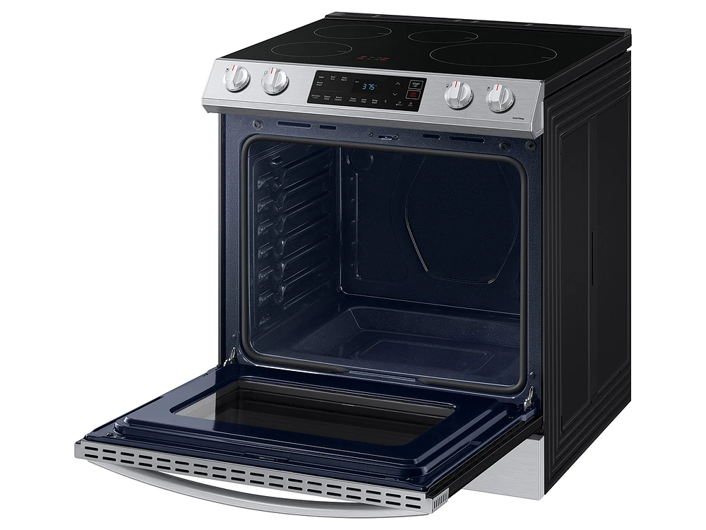 NE63B8211SS/AA | 6.3 cu. ft. Smart Instant Heat Induction Slide-in Range in Stainless Steel | Samsung Business US