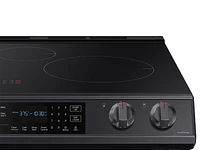 NE63B8611SG/AA | 6.3 cu. ft. Smart Instant Heat Induction Slide-in Range with Air Fry & Convection+ in Black Stainless Steel | Samsung Business US