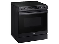 NE63B8611SG/AA | 6.3 cu. ft. Smart Instant Heat Induction Slide-in Range with Air Fry & Convection+ in Black Stainless Steel | Samsung Business US