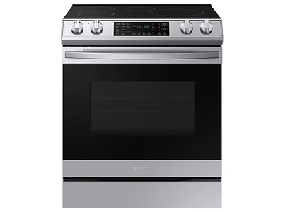 NE63B8611SS/AA | 6.3 cu. ft. Smart Instant Heat Induction Slide-in Range with Air Fry & Convection+ in Stainless Steel | Samsung Business US