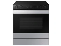 Bespoke Smart Slide-in Electric Range 6.3 cu. ft. in Stainless Steel with Air Sous Vide & Air Fry | Samsung US