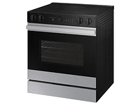 Bespoke Smart Slide-in Electric Range 6.3 cu. ft. in Stainless Steel with Air Sous Vide & Air Fry | Samsung US