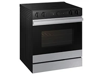 Bespoke Smart Slide-in Electric Range 6.3 cu. ft. in Stainless Steel with Air Sous Vide & Air Fry | Samsung US