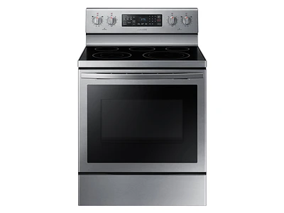 5.9 cu. ft. Freestanding Electric Range with Air Fry and Convection in Stainless Steel Ranges - NE59T7511SS/AA | Samsung US