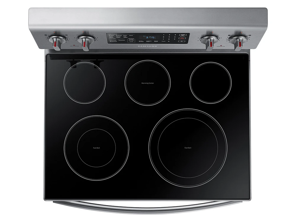 5.9 cu. ft. Freestanding Electric Range with Air Fry and Convection in Stainless Steel Ranges - NE59T7511SS/AA | Samsung US