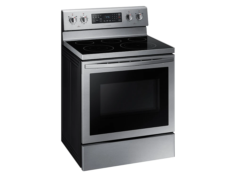 5.9 cu. ft. Freestanding Electric Range with Air Fry and Convection in Stainless Steel Ranges - NE59T7511SS/AA | Samsung US