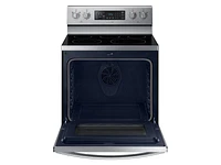 5.9 cu. ft. Freestanding Electric Range with Air Fry and Convection in Stainless Steel Ranges - NE59T7511SS/AA | Samsung US