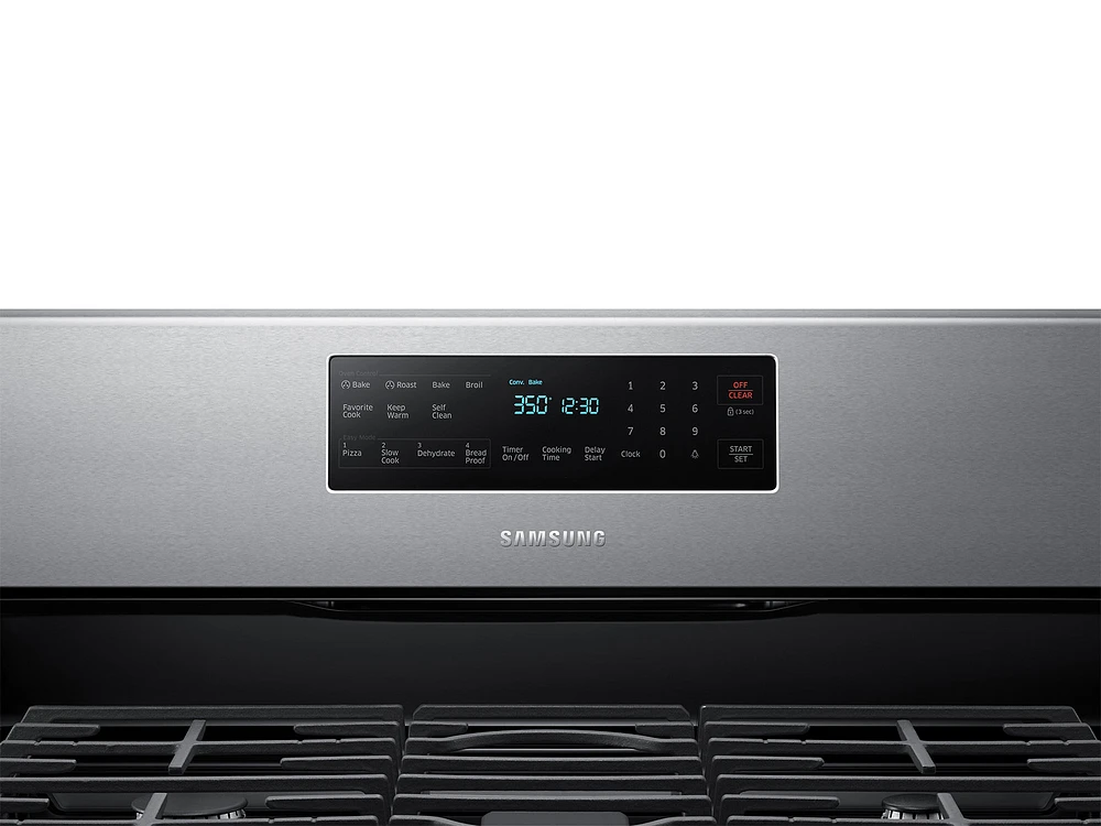 5.8 cu. ft. Freestanding Gas Range with Convection in Stainless Steel Range - NX58H5600SS/AA | Samsung US