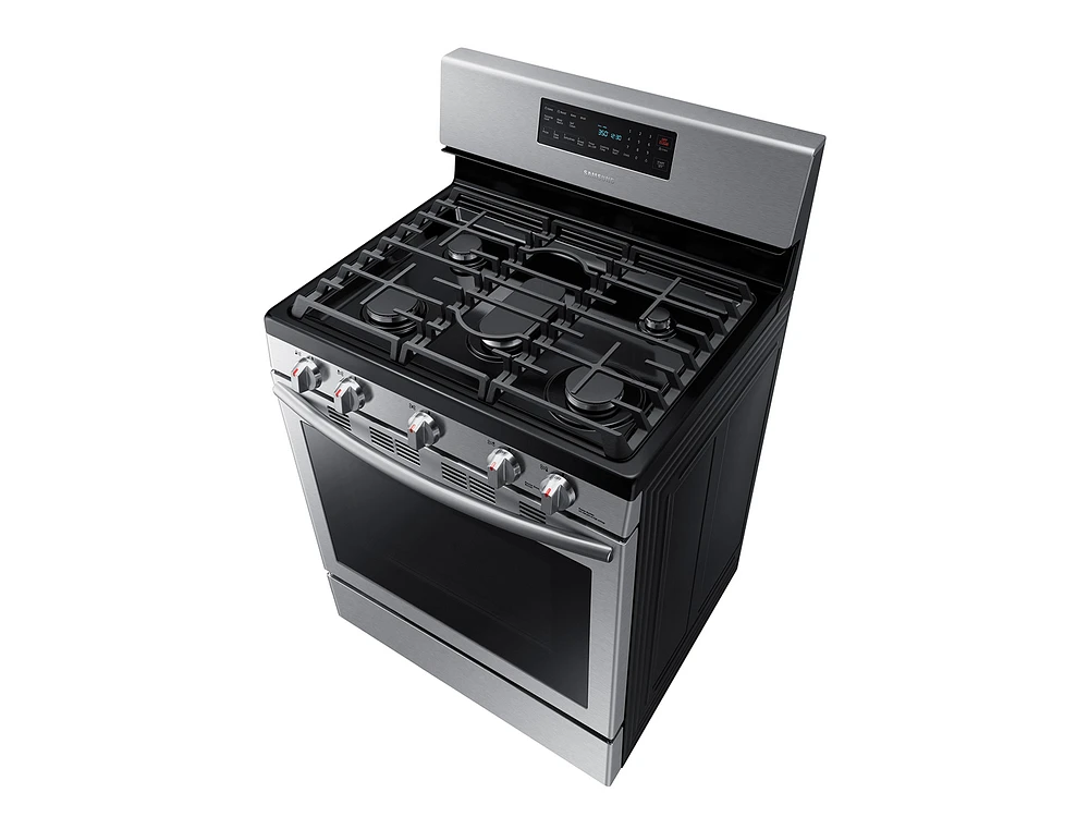 5.8 cu. ft. Freestanding Gas Range with Convection in Stainless Steel Range - NX58H5600SS/AA | Samsung US