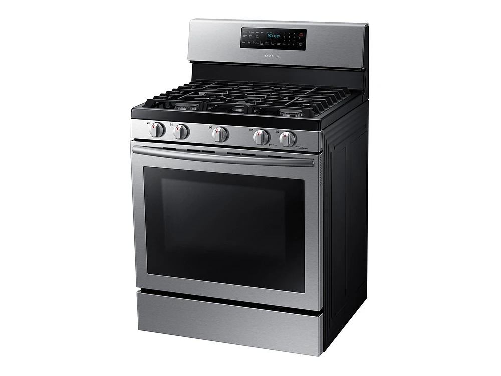 5.8 cu. ft. Freestanding Gas Range with Convection in Stainless Steel Range - NX58H5600SS/AA | Samsung US